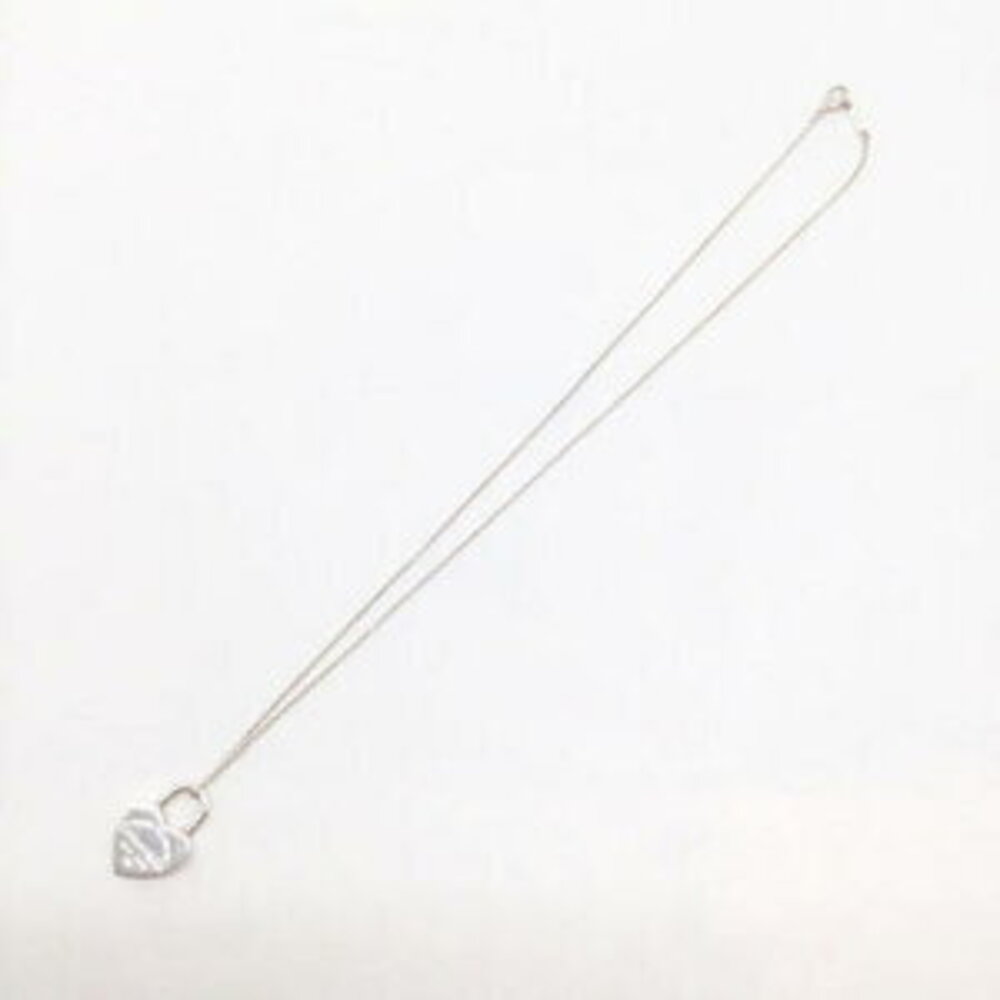 TIFFANY Co to Heart Lock Necklace Sterling Silver Kantei kyoku Koza - Picture 3 of 7